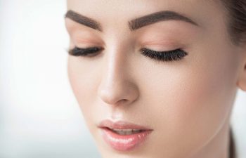 close-up of beautiful woman face